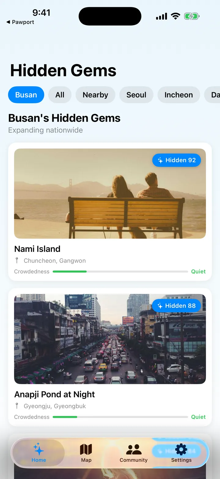 HiddenGem Korea screenshot