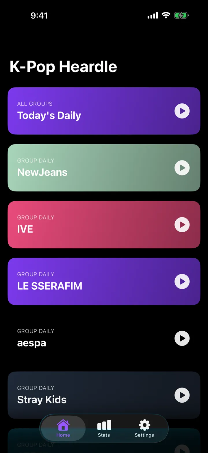 K-Pop Heardle screenshot