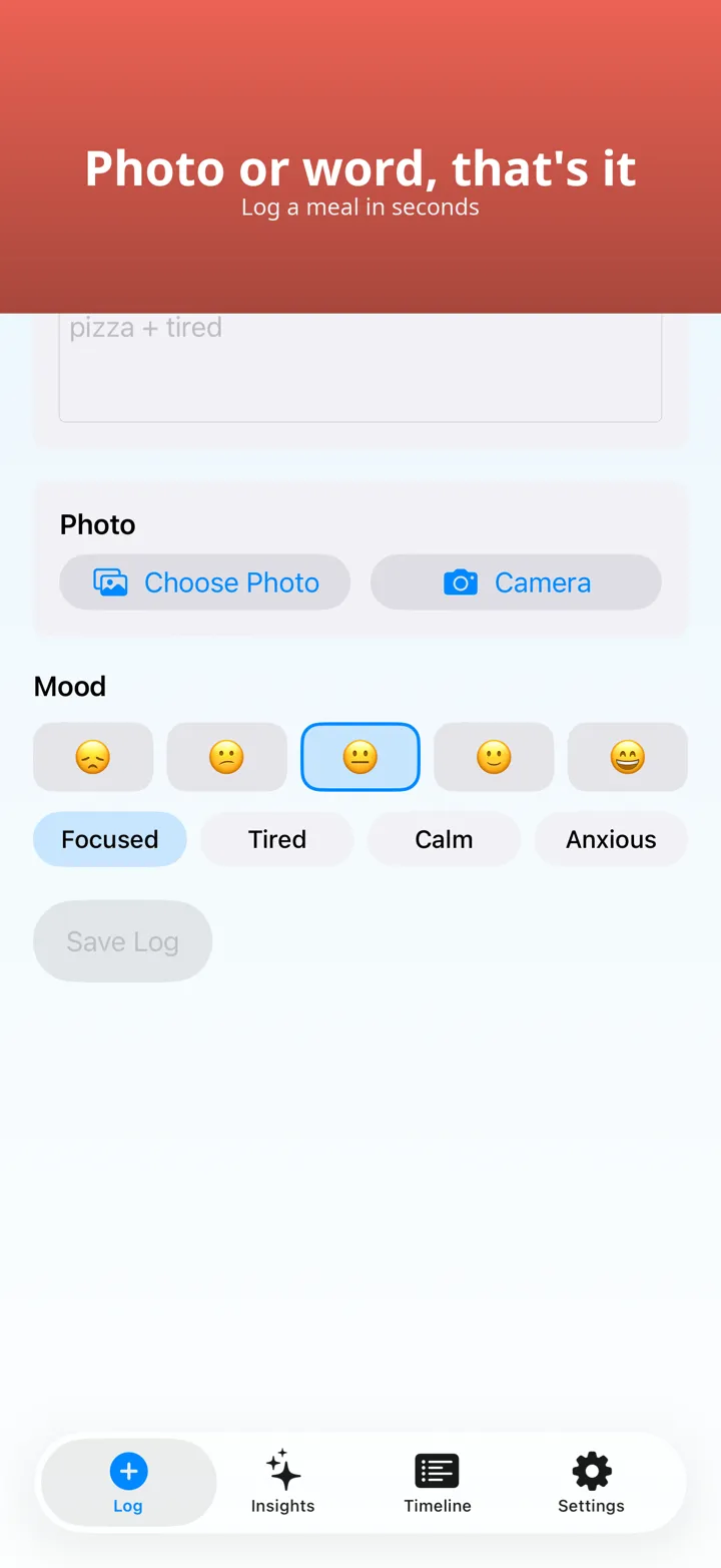 MoodBite screenshot